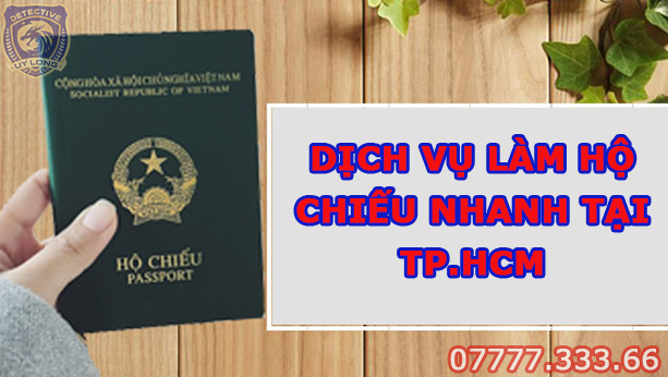 Dịch vụ làm hộ chiếu nhanh✔️ trong 1 - 2 ngày lấy liền