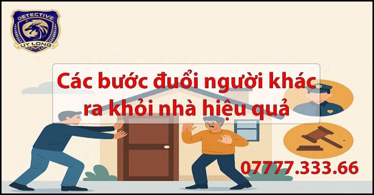 Các bước đuổi người khác ra khỏi nhà hiệu quả