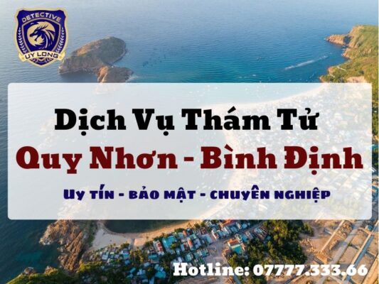 dịch vụ thám tử Bình Định - công ty thám tử Bình Định - thám tử Quy Nhơn