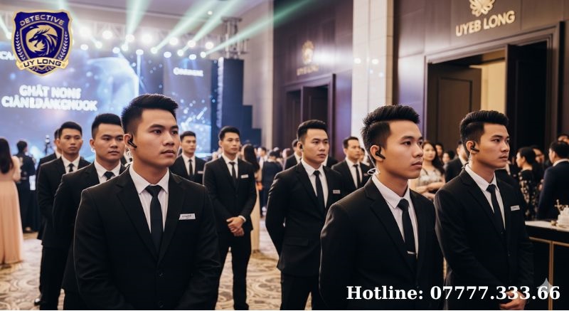 vệ sĩ cho sự kiện hội nghị