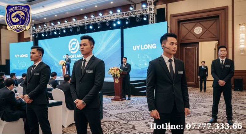 Giới thiệu dịch vụ vệ sĩ sự kiện chương trình chuyên nghiệp từ Uy Long