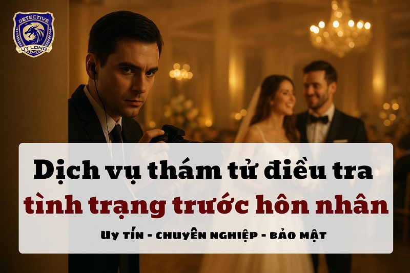 dịch vụ thám tử điều tra trước hôn nhân - điều tra trước khi kết hôn - dịch vụ điều tra tình trạng hôn nhân